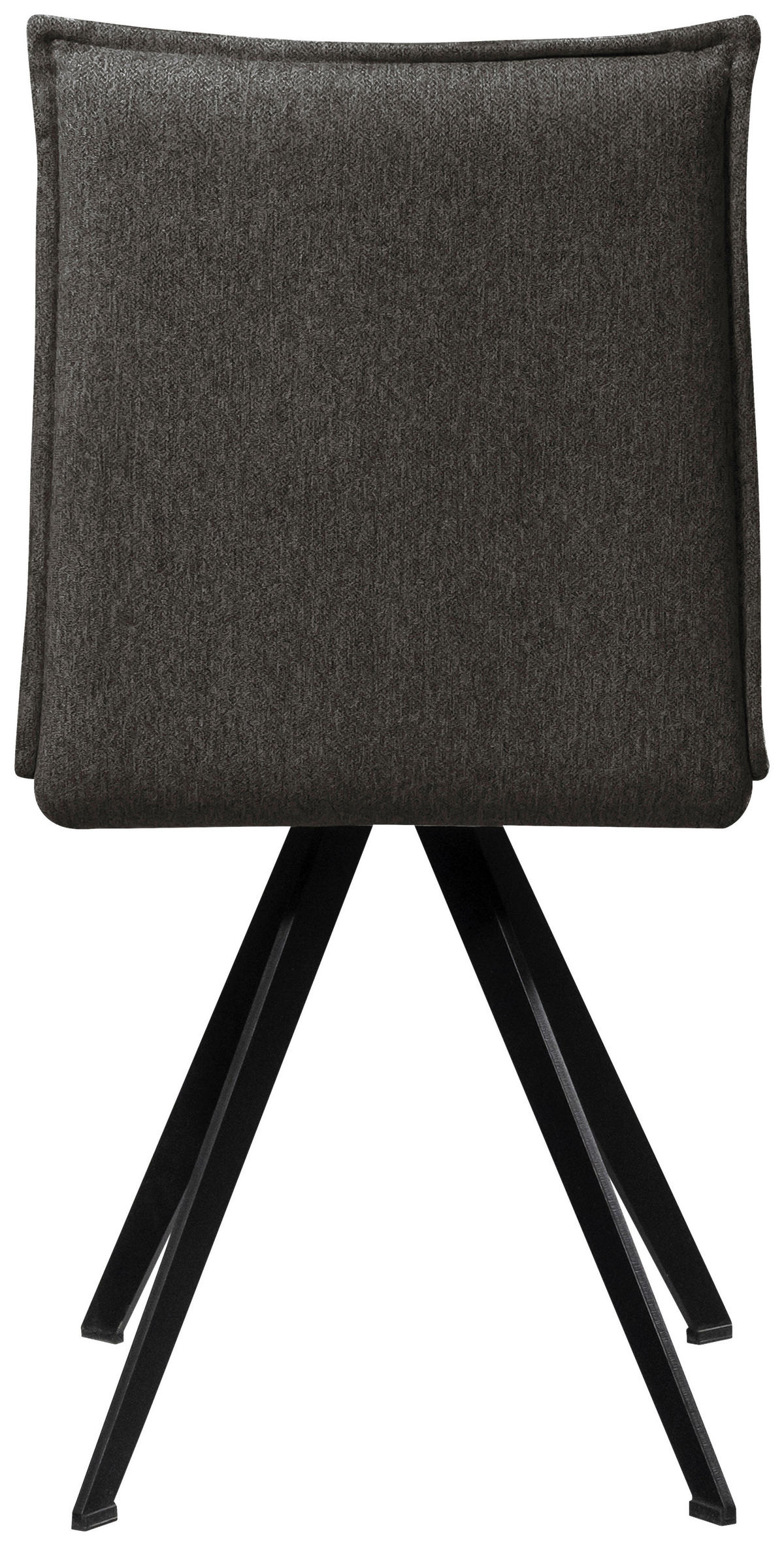 STUHL Webstoff Schwarz Buche massiv  - Schwarz, Basics, Holz/Textil (46/91/61cm) - Carryhome