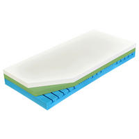 MATRAC Z PAMÄŤOVEJ PENY, 90/200 cm - biela, Basics, textil (90/200cm) - Curem