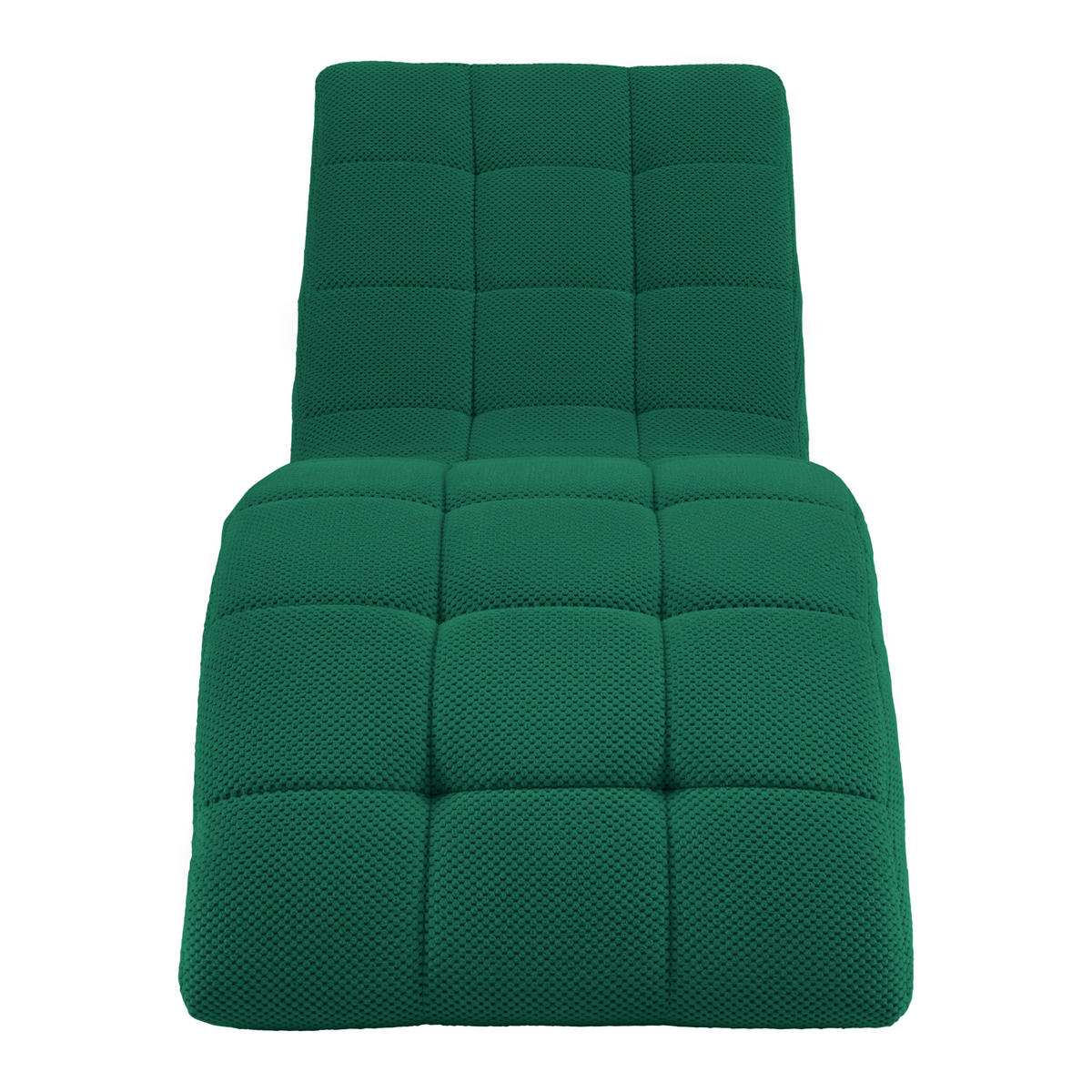 LIGGFÅTÖLJ i vävt tyg mörkgrön  - svart/mörkgrön, Modern, textil/plast (68/80/167cm) - MID.YOU