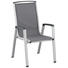 STAPELSESSEL - Anthrazit/Silberfarben, Design, Textil/Metall (59/104,5/70cm) - Kettler HKS STAPELSESSEL - Anthrazit/Silberfarben, Design, Textil/Metall (59/104,5/70cm) - Kettler HKS