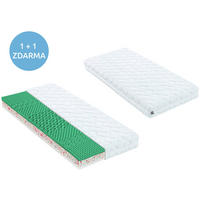 PARTNERSKÁ MATRACE, 90/200 cm - bílá, Basics, textil (90/200cm) - Sleeptex