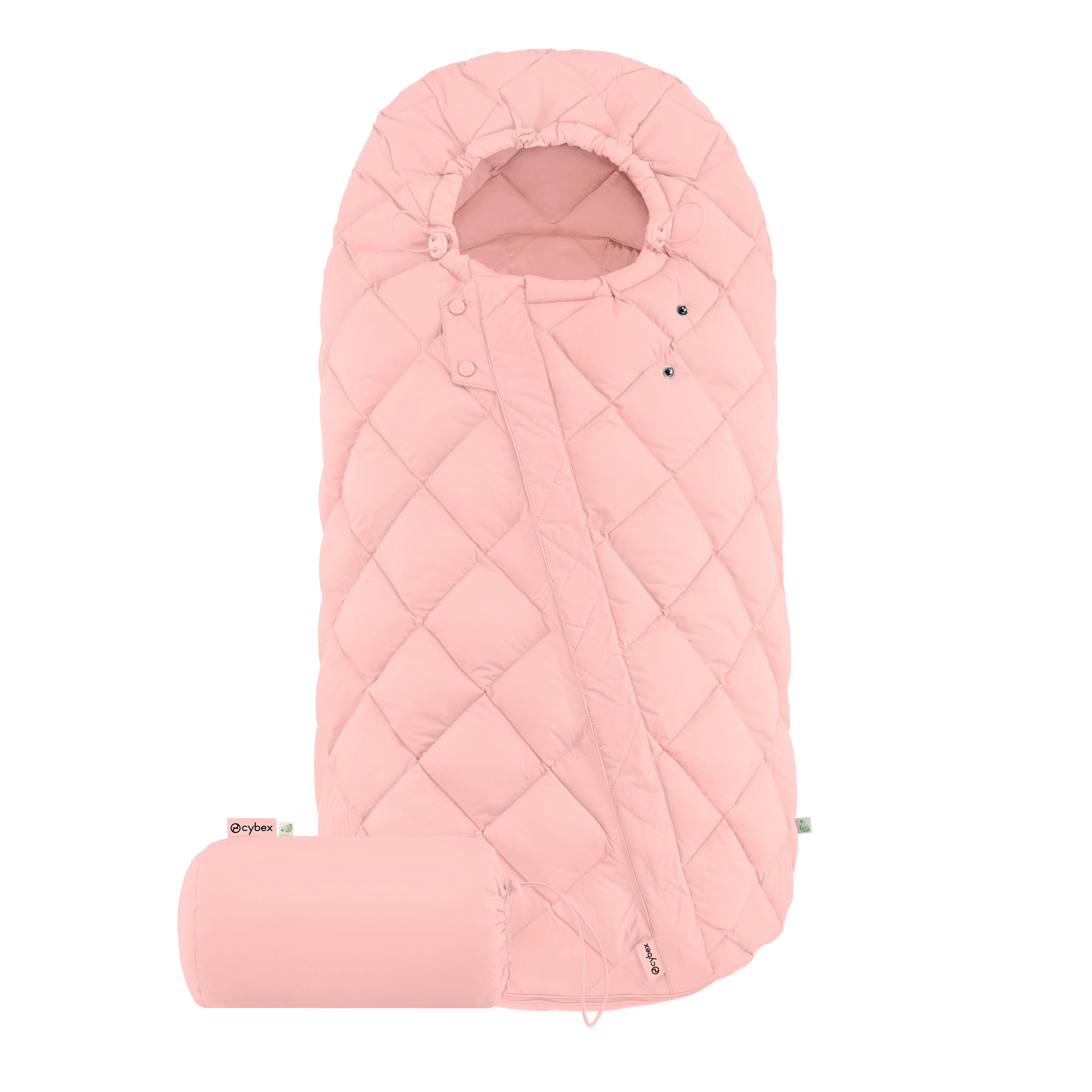 FUSSSACK Snogga  - Hellrosa, Basics, Kunststoff/Textil (90/50/2cm) - cybex GOLD