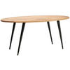 ESSTISCH in Holz, Metall   - Naturfarben, Natur, Holz/Metall (175/76/90cm) - MID.YOU