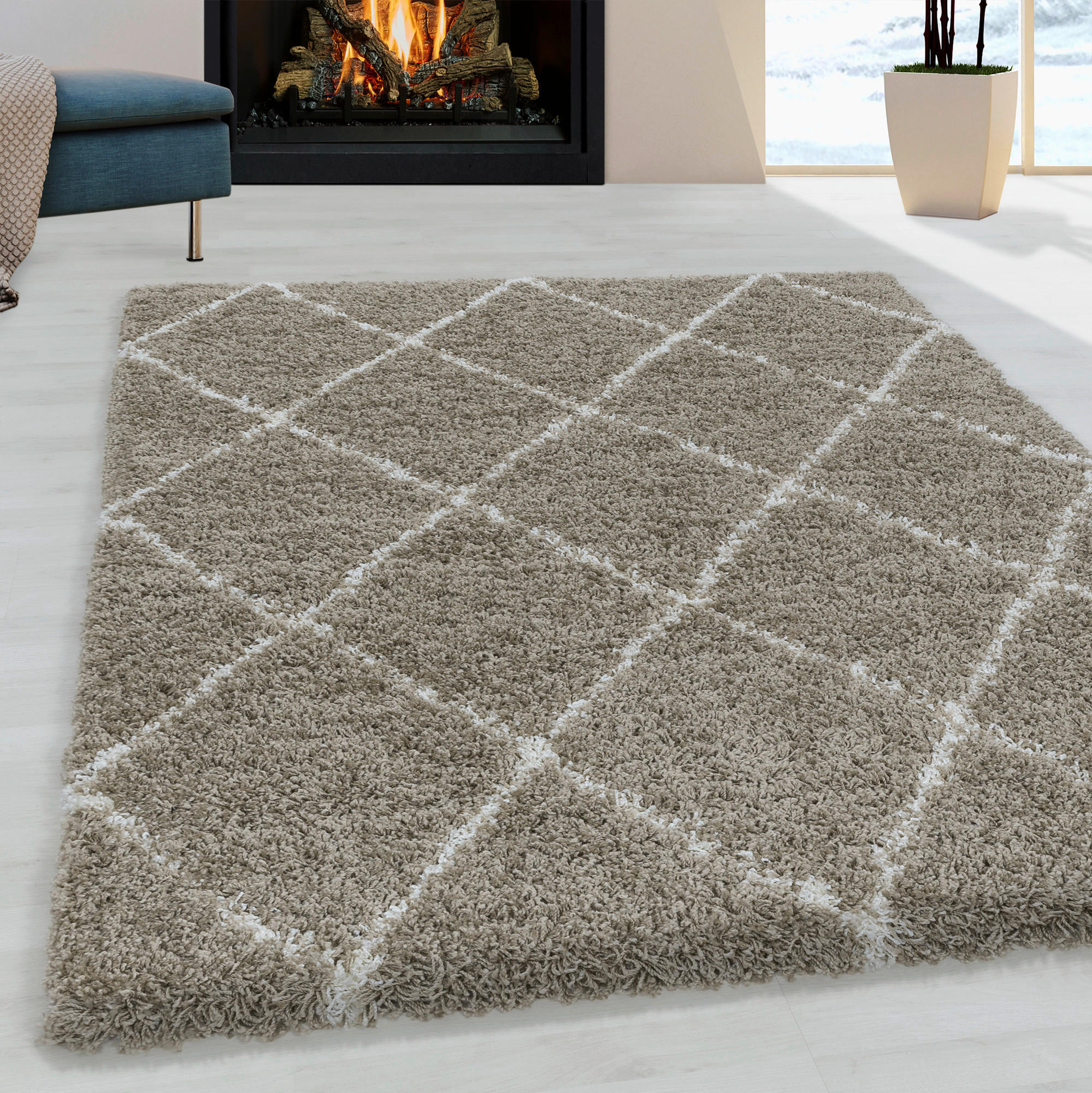 RYAMATTA 140/200 cm Alvor 3401 beige  - beige, Basics, textil (140/200cm)