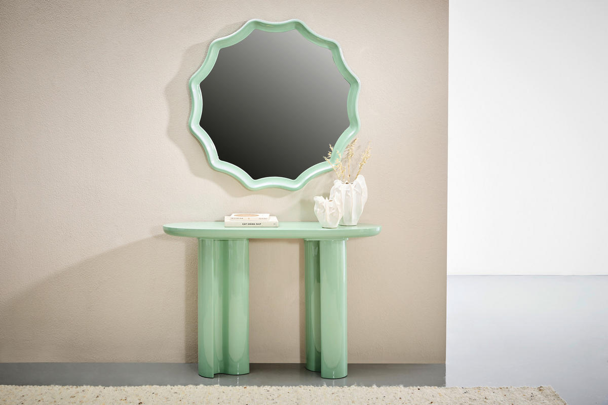 KONSOLENTISCH Grün  - Grün, Design, Holzwerkstoff (120/35/80cm) - Novel