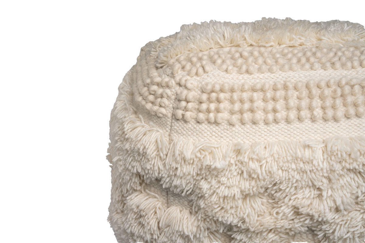 SEDACÍ PODUŠKA, 38/50/38 cm - krémová, Trend, textil (38/50/38cm) - Livetastic
