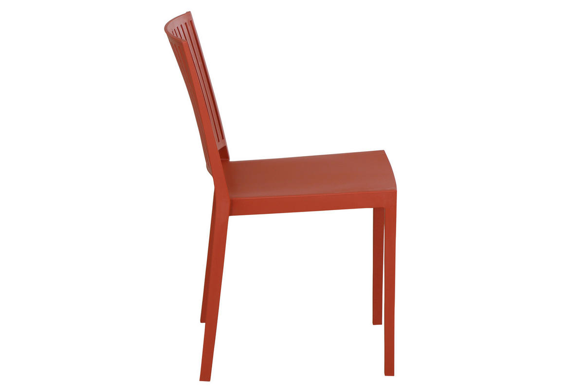 STAPELSTUHL Rot  - Rot, Basics, Kunststoff (57/80/56cm) - Siena Garden