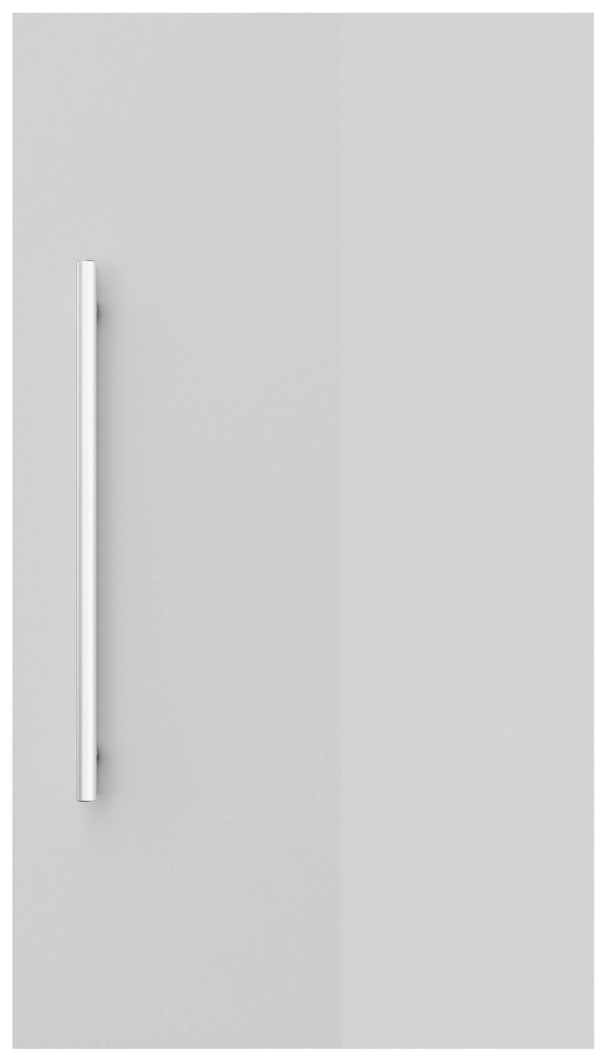 MIDISCHRANK 35/62/16,6 cm  - Weiß Hochglanz, Basics, Holzwerkstoff/Metall (35/62/16,6cm) - MID.YOU