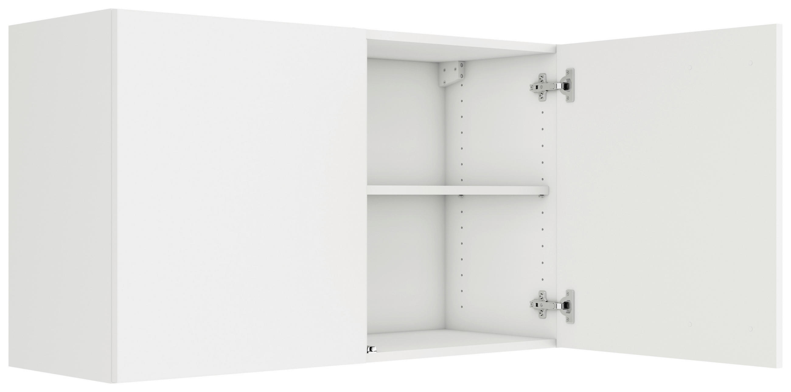 KÜCHENOBERSCHRANK 100/57,6/34,6 cm  in Weiß  - Weiß, Basics, Holzwerkstoff (100/57,6/34,6cm) - Optifit