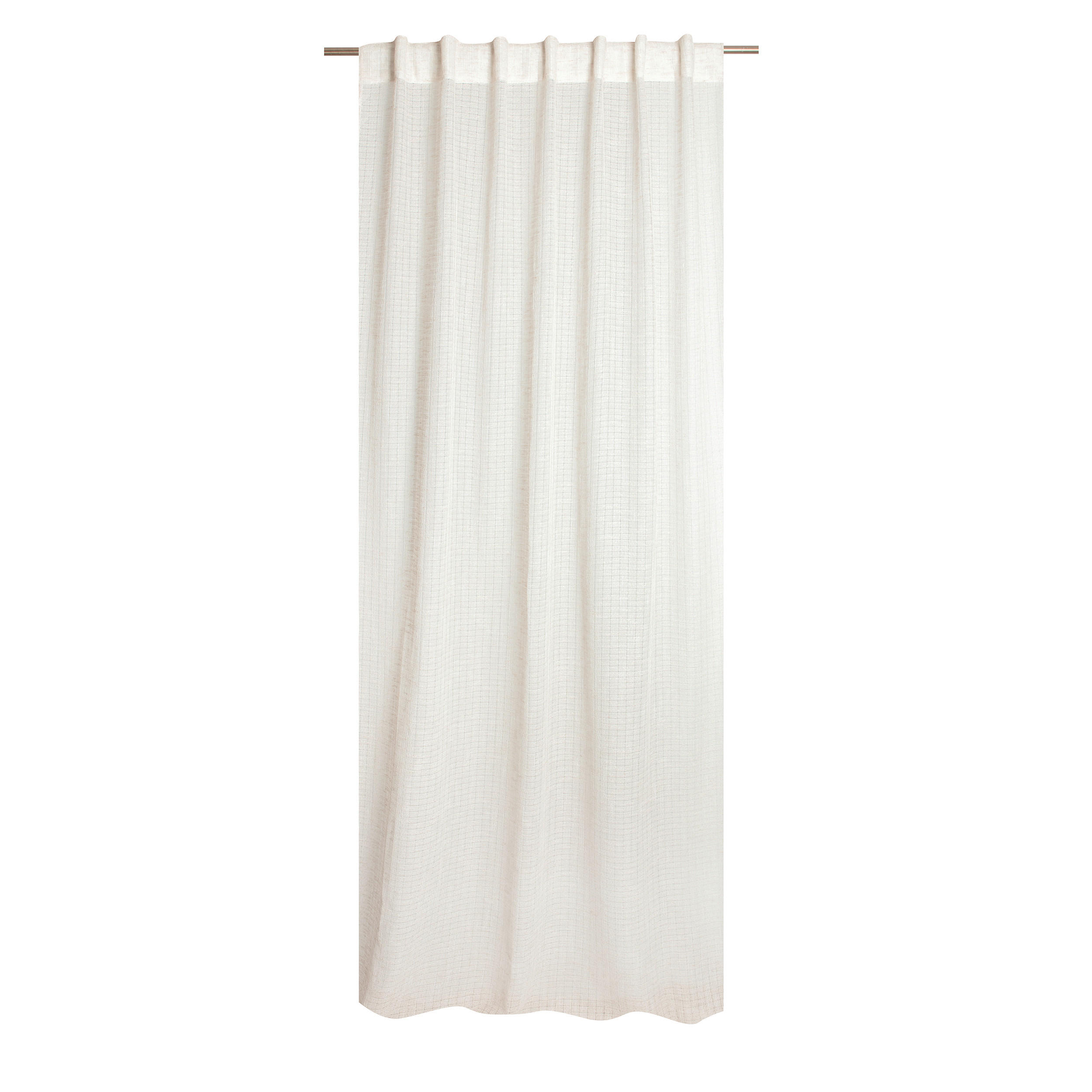 FERTIGVORHANG transparent  - Beige, Basics, Textil (140/240cm)