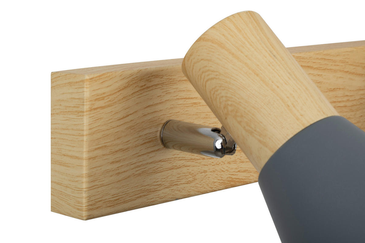 DECKENLEUCHTE    50/11,5/12,5 cm  - Grau, Trend, Metall (50/11,5/12,5cm) - Novel