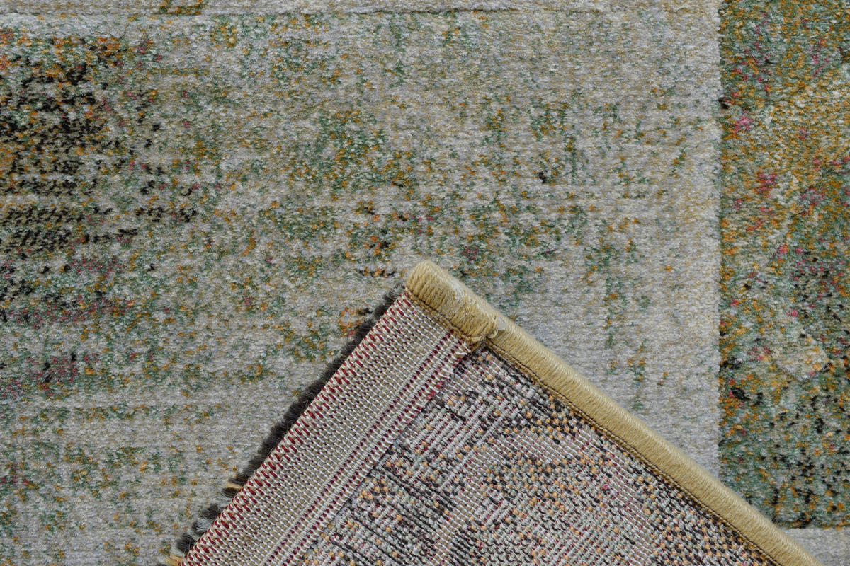 WEBTEPPICH  Wohnzimmer 120/170 cm Catania Grün, Hellgrün, Beige rechteckig  - Beige/Hellgrün, KONVENTIONELL, Textil (120/170cm)