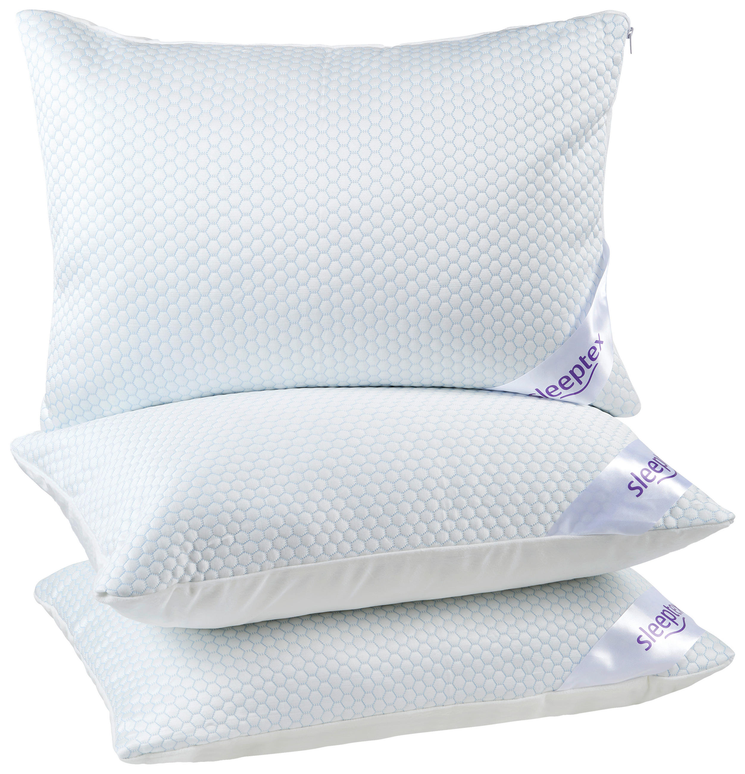 ANATOMICKÝ POLŠTÁŘ 40/60 cm  - bílá, Basics, plast (40/60cm) - Sleeptex