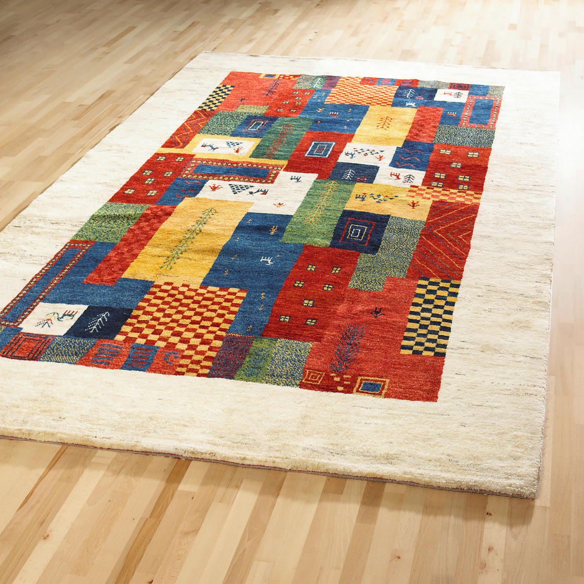 ORIENTALISK MATTA 80/200 cm Chrysopras Natur  - multicolor, Lifestyle, textil (80/200cm) - Cazaris