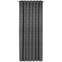 HOTOVÝ ZÁVĚS, neprůsvitné, 140/245 cm - černá, Konvenční, textil (140/245cm) - Dieter Knoll