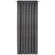 FERTIGVORHANG  blickdicht   140/245 cm  - Schwarz, KONVENTIONELL, Textil (140/245cm) - Dieter Knoll