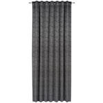 FERTIGVORHANG  blickdicht   140/245 cm  - Schwarz, KONVENTIONELL, Textil (140/245cm) - Dieter Knoll