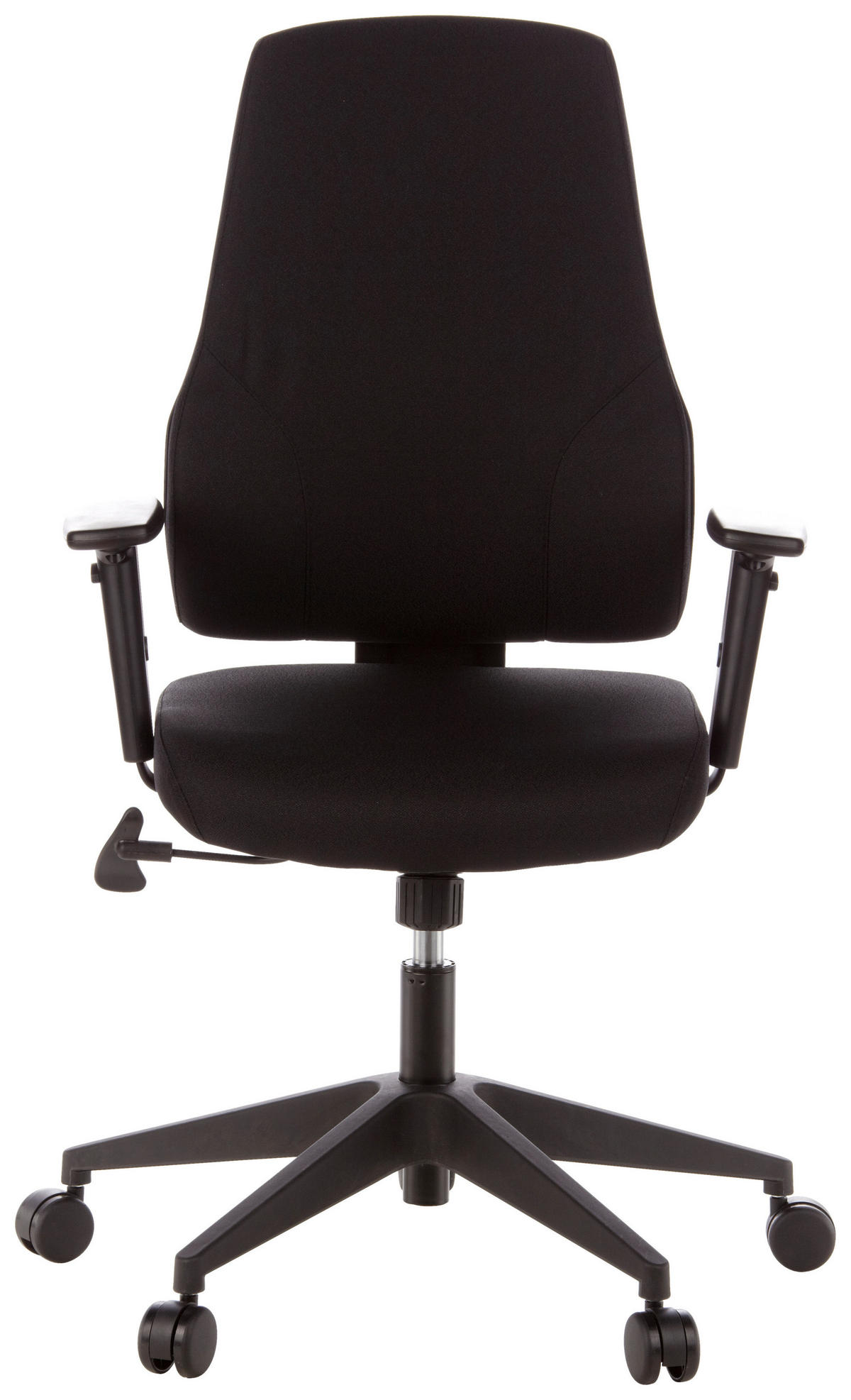 DREHSTUHL Flachgewebe Schwarz  - Schwarz, MODERN, Kunststoff/Textil (57/126/45cm) - MID.YOU