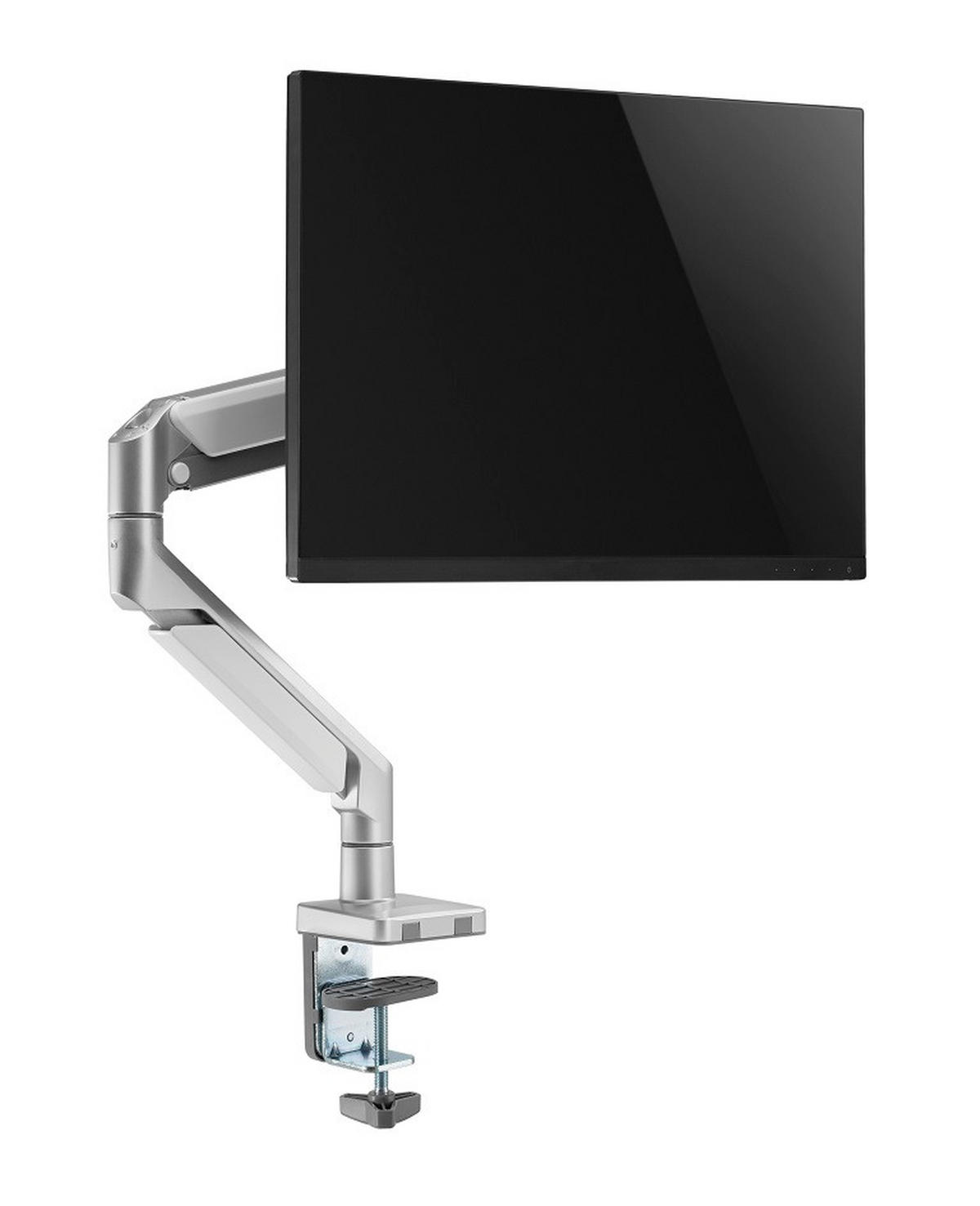 MONITOR-HALTERUNG Metall, Kunststoff Grau, Weiß  - Weiß/Grau, Design, Kunststoff/Metall (56/69,5/11,7cm) - Boxxx