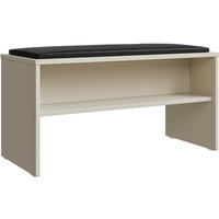 SITZBANK Universelle Einzelmöbel  in 90/48/40 cm  - Kaschmir/Schwarz, Basics, Holzwerkstoff/Textil (90/48/40cm) - Sadena
