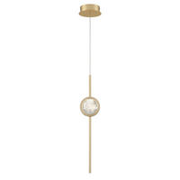 PENDELLEUCHTE 67,5/12,2 cm    - Goldfarben, Basics, Glas/Metall (67,5/12,2cm) - Elstead Lighting
