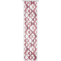 FLÄCHENVORHANG   halbtransparent  60/245 cm   - Rot, LIFESTYLE, Textil (60/245cm) - Novel
