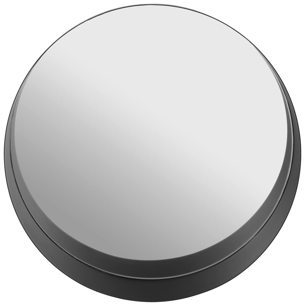 WANDSPIEGEL Schwarz  - Schwarz, Trend, Glas/Metall (40/40/8cm) - Landscape