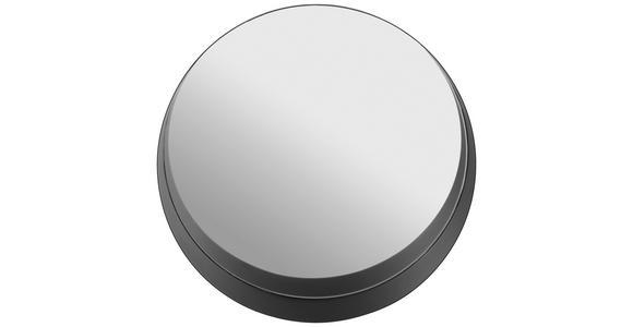 WANDSPIEGEL Schwarz  - Schwarz, Trend, Glas/Metall (40/40/8cm) - Landscape