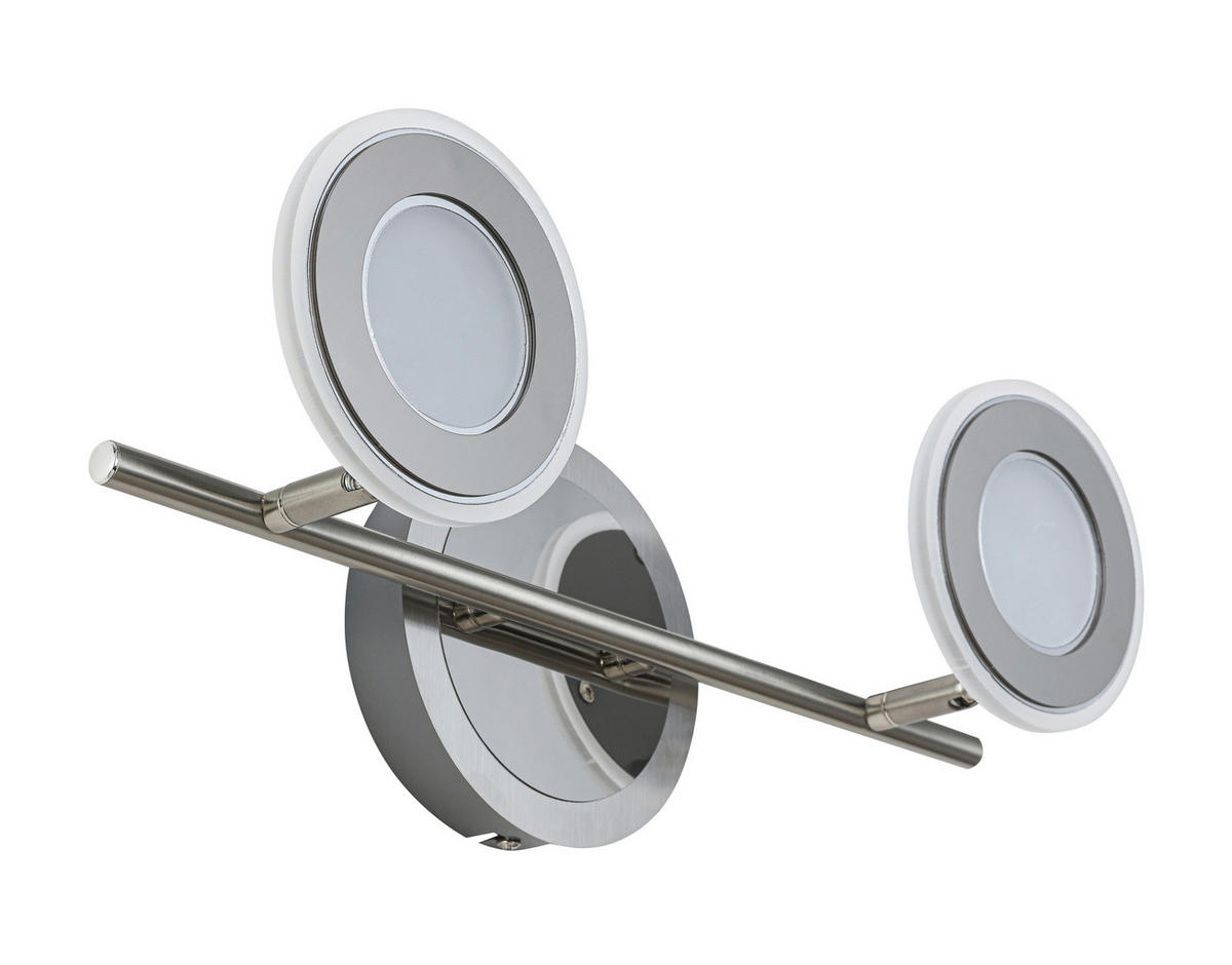 LED-SPOTLIGHT 40/17,5/12,5 cm   - kromfärg/nickelfärgad, Design, metall/plast (40/17,5/12,5cm) - Novel