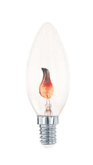 BEC DECORATIV - străveziu, Design, sticlă (9,8cm) - Eglo
