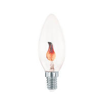 BEC DECORATIV - străveziu, Design, sticlă (9,8cm) - Eglo