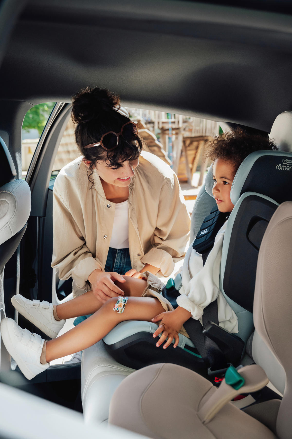 KINDERAUTOSITZ Kidfix Pro  - Pastellblau, Basics, Kunststoff/Textil (48/83/42cm) - Britax Römer