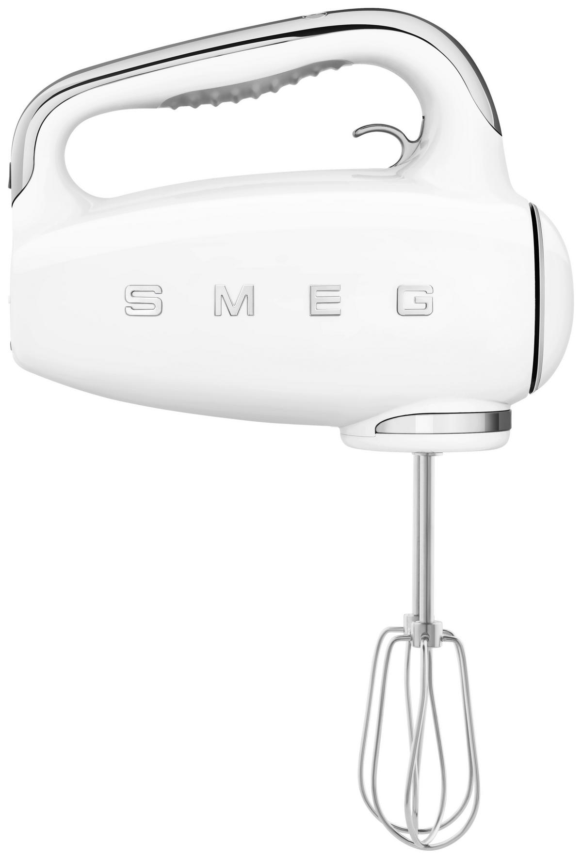 HANDMIXER 50'S STYLE  - Chromfarben/Weiß, Basics, Kunststoff/Metall (22/37,8/22,1cm) - SMEG