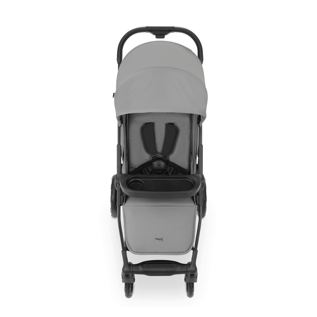 KINDERWAGENSET  Shop N Care Travel Set  Grey  - Schwarz/Grau, Basics, Textil/Metall (52/110/91cm) - Hauck