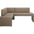 ECKBANK Lederlook Beige - Beige, KONVENTIONELL, Textil (150/190cm) - Carryhome ECKBANK Lederlook Beige - Beige, KONVENTIONELL, Textil (150/190cm) - Carryhome