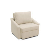 SCHLAFSESSEL RELAX BOX Mikrofaser Beige    - Beige/Schwarz, Basics, Kunststoff/Textil (108/86/96cm) - MID.YOU