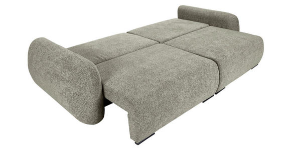 SCHLAFSOFA Flachgewebe Mintgrün  inkl. Zierkissen, Rückenkissen, Bettkasten, Schlaffunktion, Rücken echt, Liegefläche im Originalstoff  - Schwarz/Mintgrün, KONVENTIONELL, Kunststoff/Textil (250/74/92cm) - Carryhome
