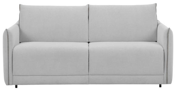 SCHLAFSOFA Webstoff Grau, Hellgrau  - Hellgrau/Schwarz, KONVENTIONELL, Kunststoff/Textil (185/86/104cm) - Carryhome