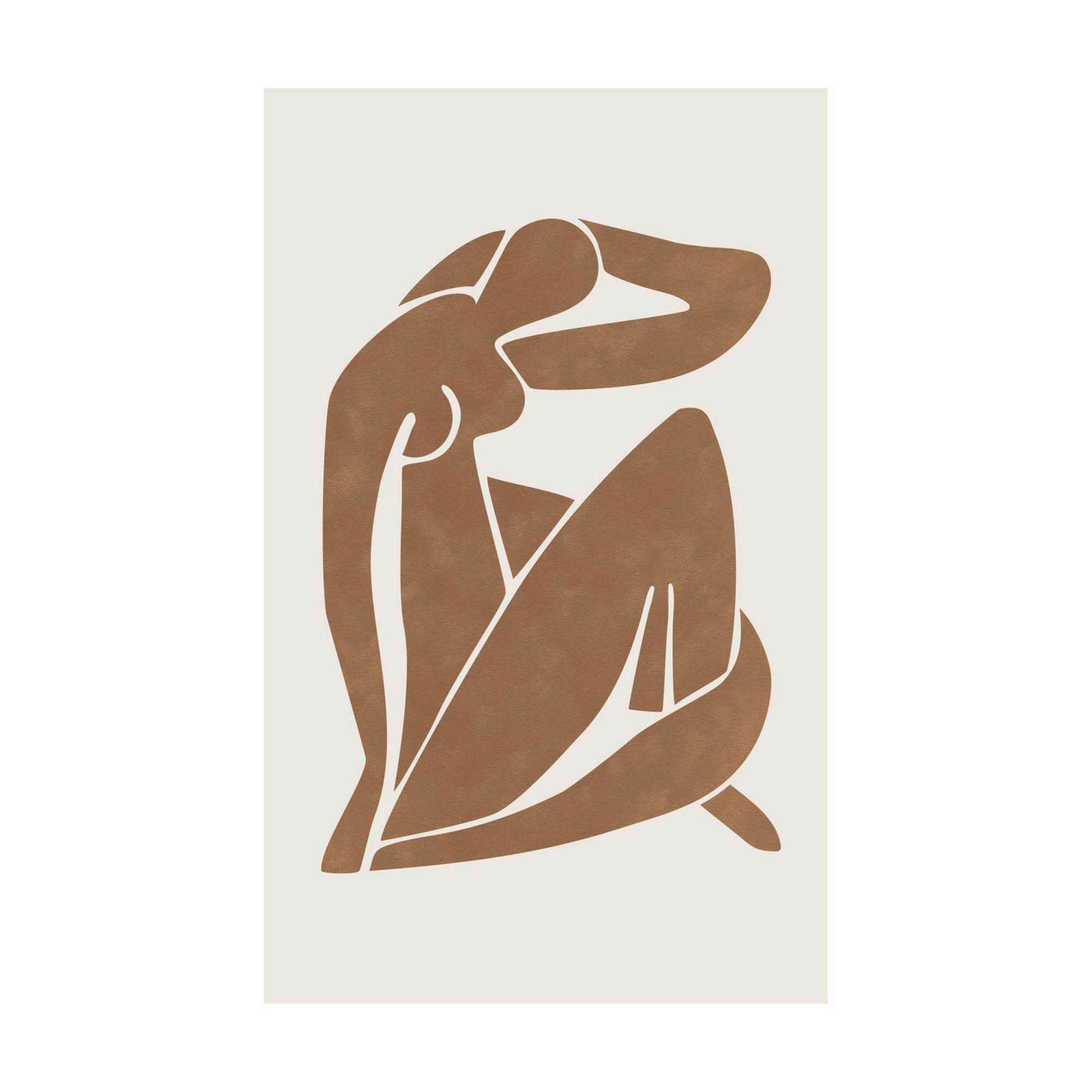 BILD Frauen  - Braun, Basics, Holz (30/20/2cm) - Reinders!