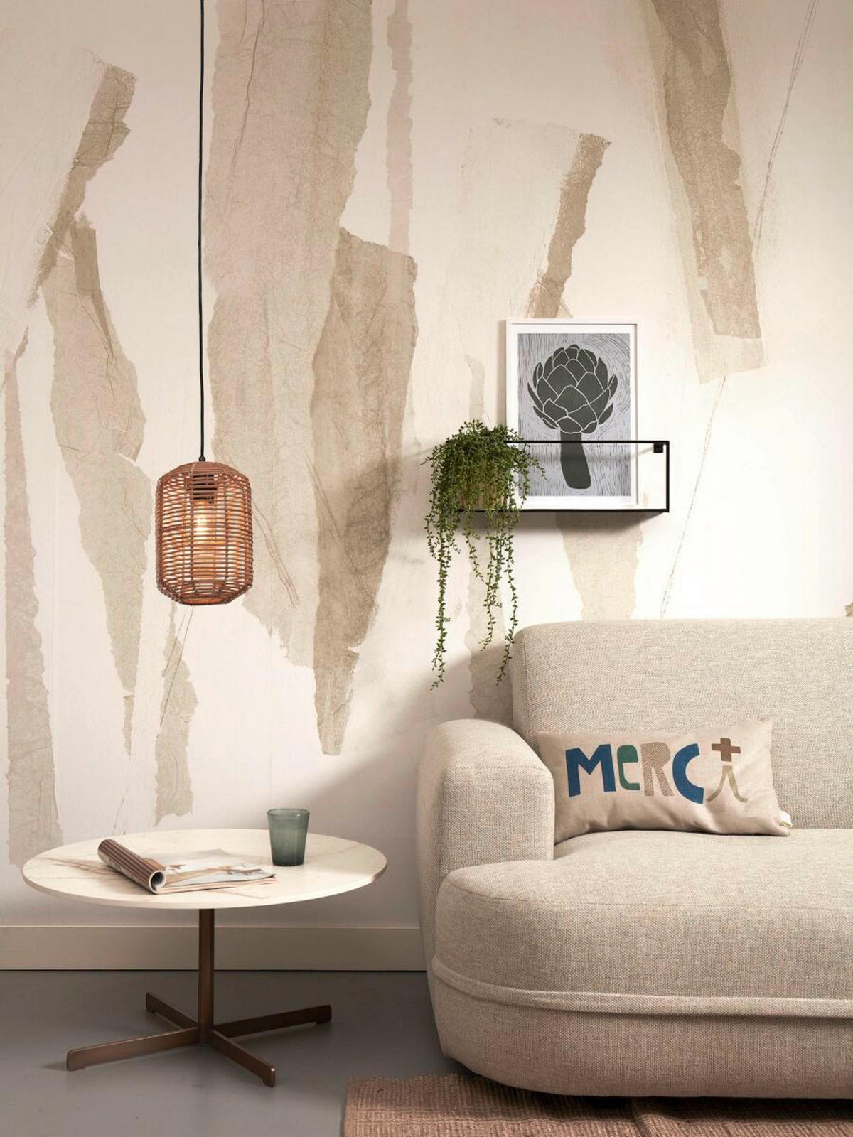 HÄNGELEUCHTE GOOD&MOJO 18/25/25 cm   - Naturfarben, Trend, Holz (18/25/25cm) - Good & Mojo