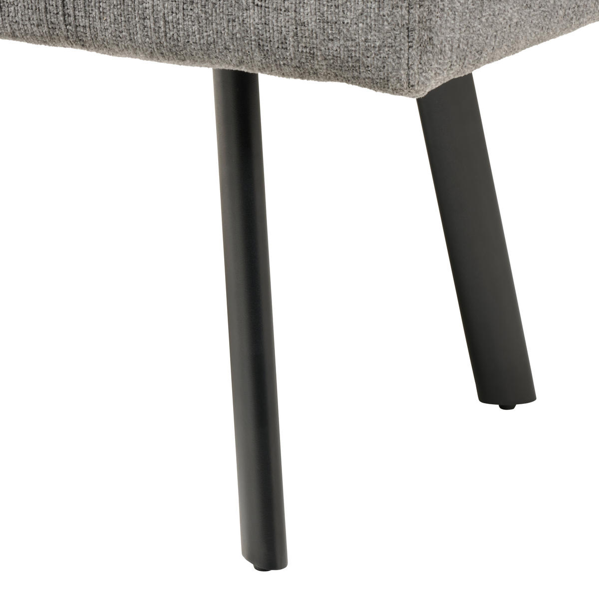 SITZBANK 140/88/62 cm Webstoff Anthrazit  - Anthrazit/Schwarz, KONVENTIONELL, Textil/Metall (140/88/62cm) - MID.YOU