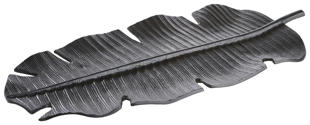 DEKOSCHALE - Schwarz, Trend, Metall (61/31/4cm) - Ambia Home