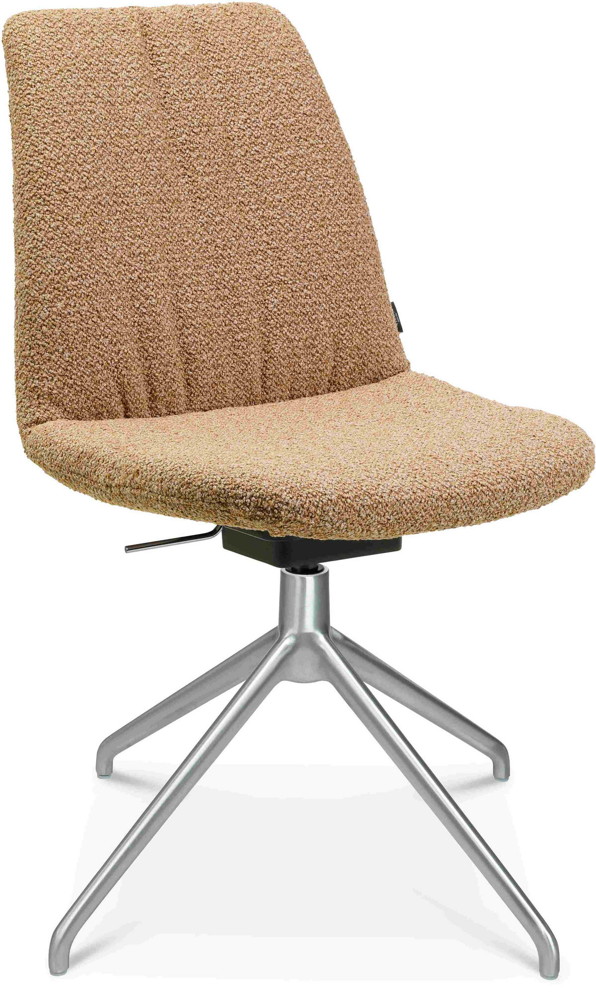 STUHL  in Aluminium Flachgewebe  - Orange, Design, Textil/Metall (46/81,5-84,5/55cm) - Johann Jakob