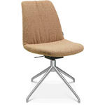 STUHL  in Aluminium Flachgewebe Metall, Textil  - Orange, Design, Textil/Metall (46/81,5-84,5/55cm) - Johann Jakob