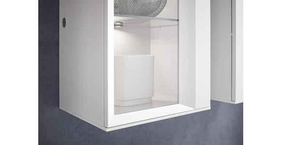 WOHNWAND 285/199/47 cm in Grau - Grau, Design, Glas/Holzwerkstoff (285/199/47cm) - Dieter Knoll