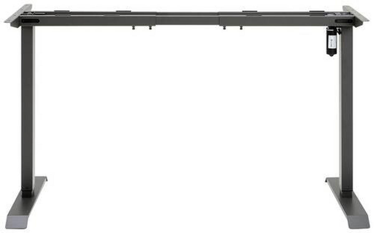 TISCHGESTELL 110-135/35/69-115 cm  in Anthrazit  - Anthrazit, KONVENTIONELL, Metall (110-135/35/69-115cm) - Carryhome