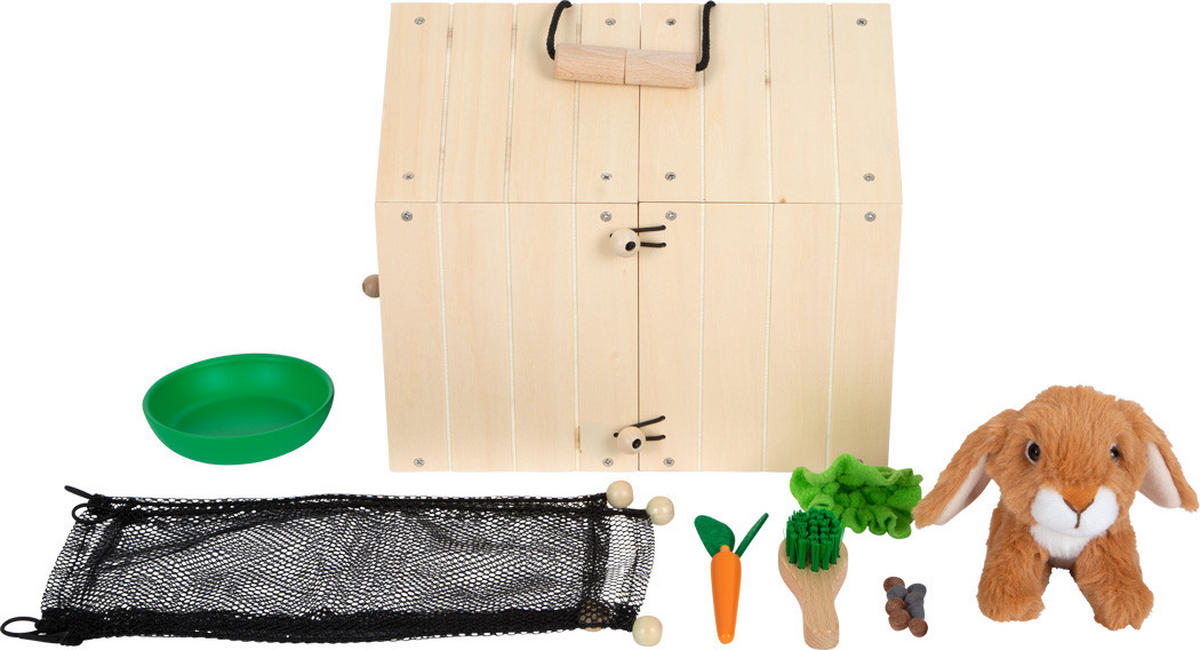 PLÜSCHTIER  - Multicolor, Basics, Holz/Kunststoff (28/24/24cm) - small foot