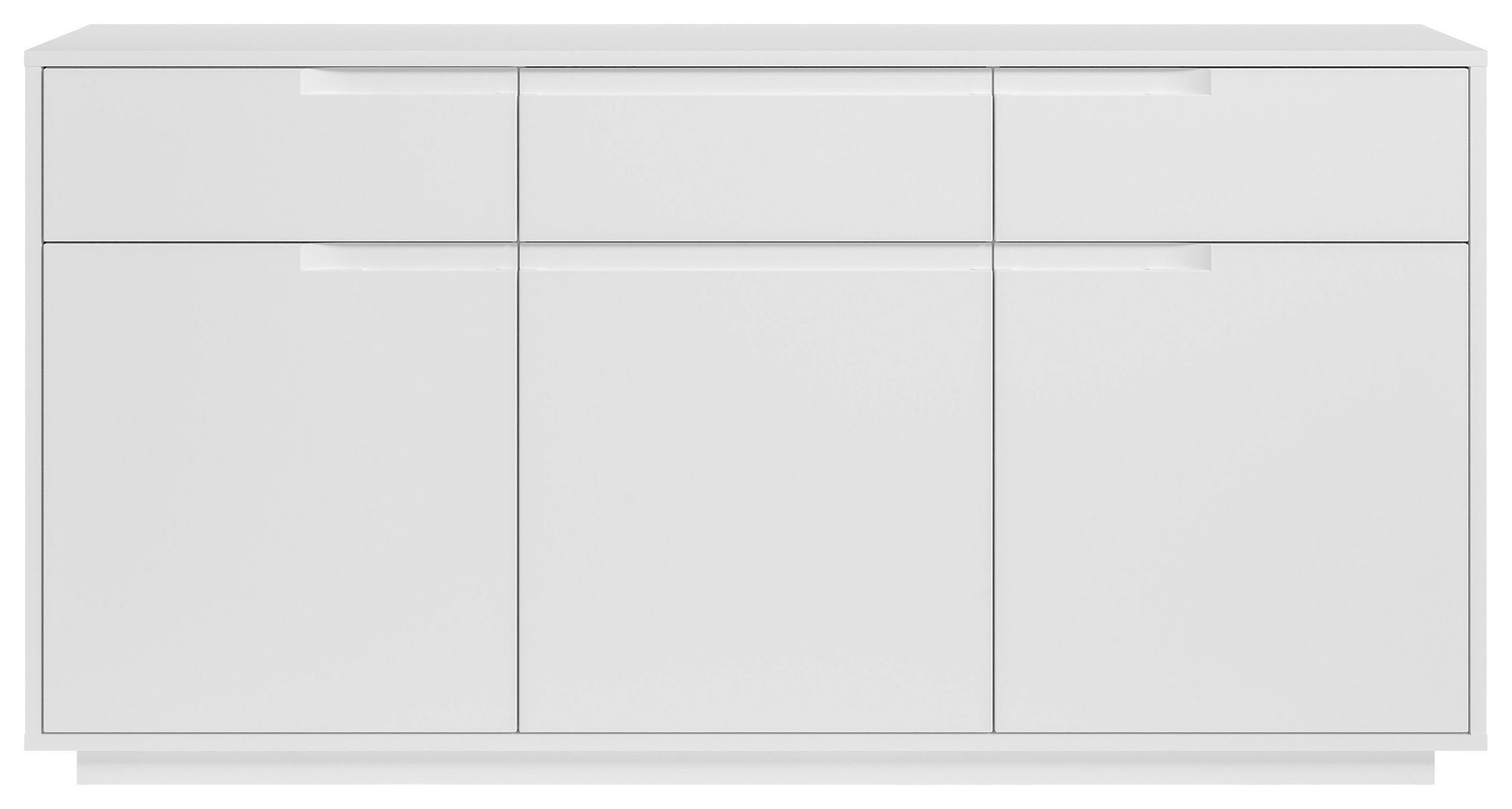 Carryhome Sideboard Weiß 169x86x38 cm