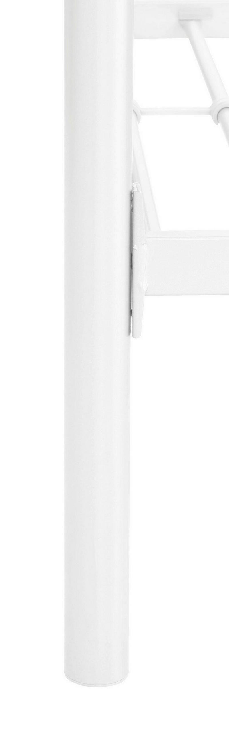 HOCHBETT  - Weiß, Design, Metall (208/160/97cm) - MID.YOU