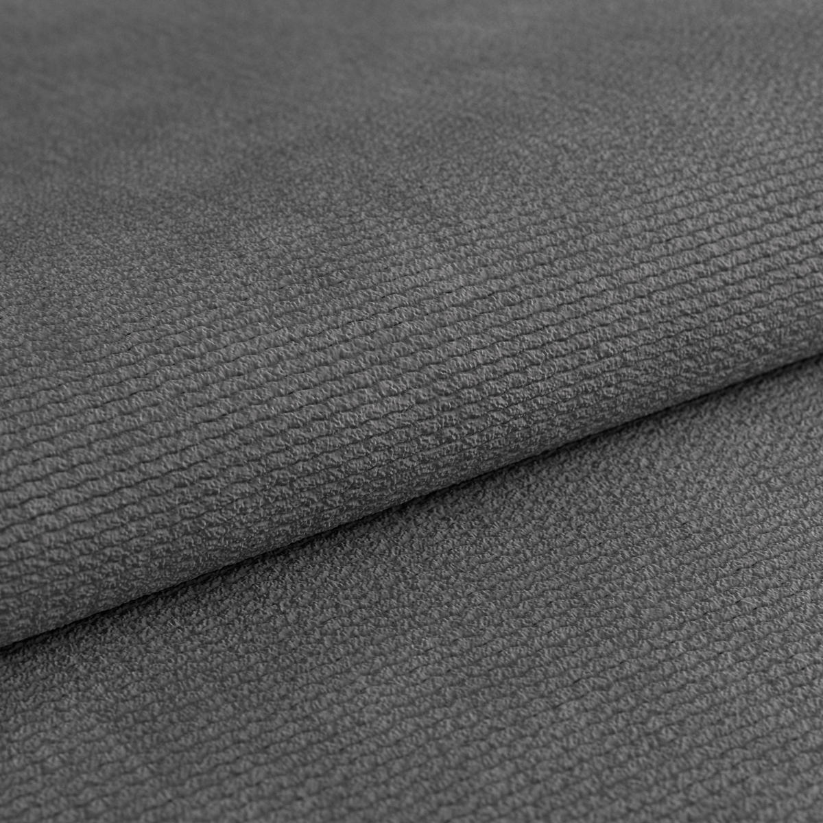ECKSOFA in Dunkelgrau  - Dunkelgrau/Schwarz, Trend, Kunststoff/Textil (203/261cm) - Livetastic